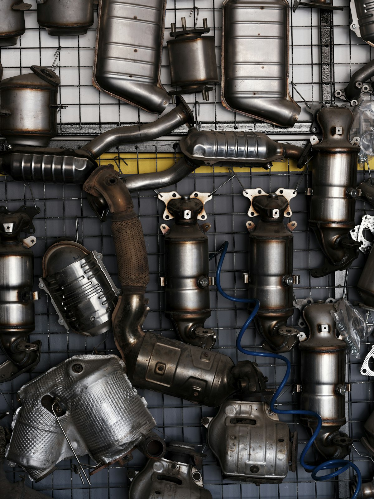 Assortment of catalytic converters and exhaust components