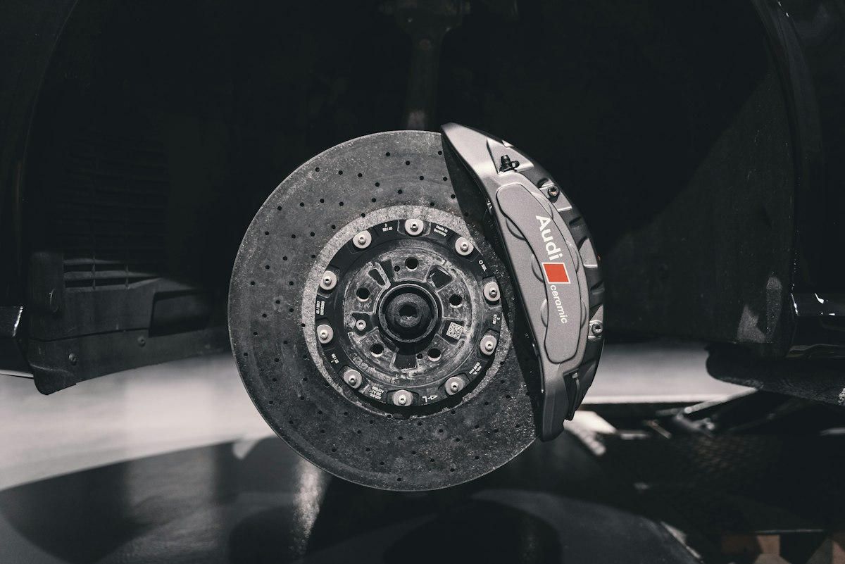 Cross-drilled and slotted brake rotor